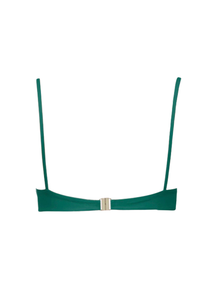 Dark Green Bikini Top