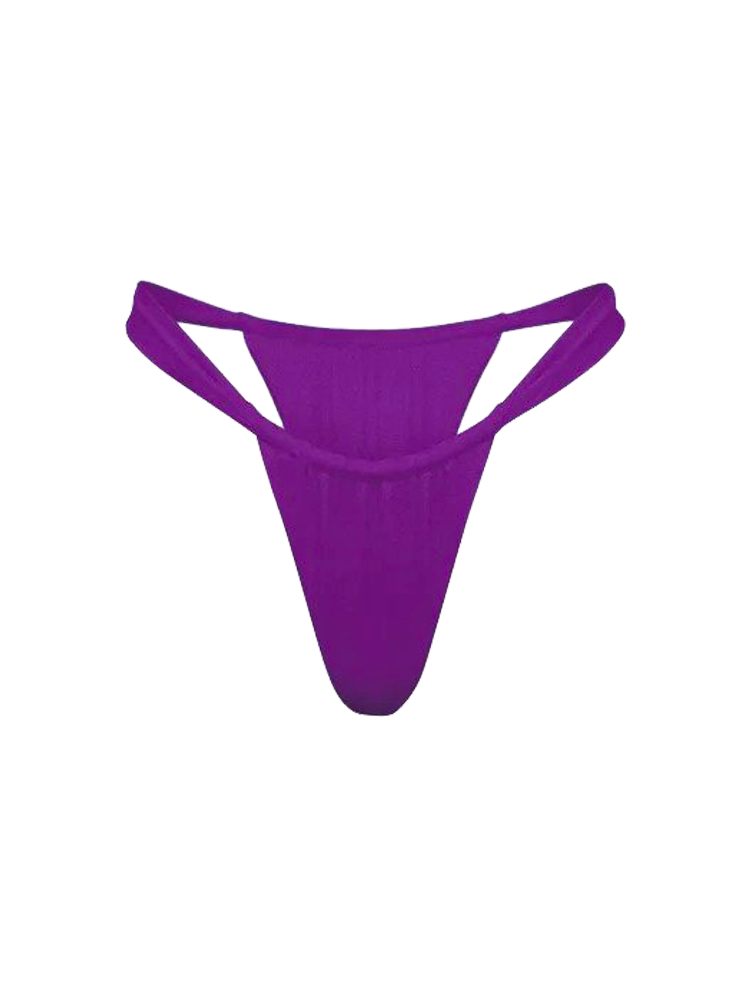 Dark Purple Bikini Bottoms