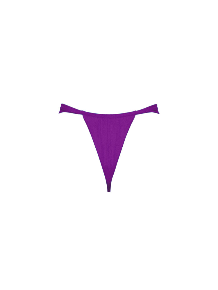 Dark Purple Bikini Bottoms