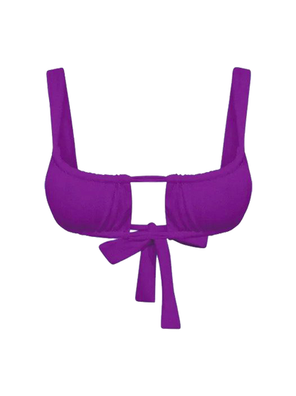Dark Purple Bikini Top