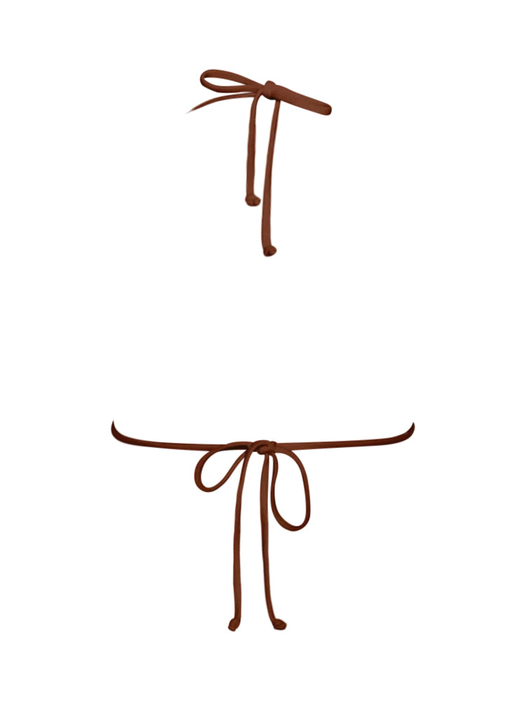 Brown Bikini Tops